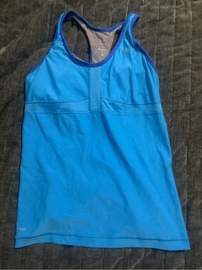 Nike Bright Blue Racerback One-Piece Tank
